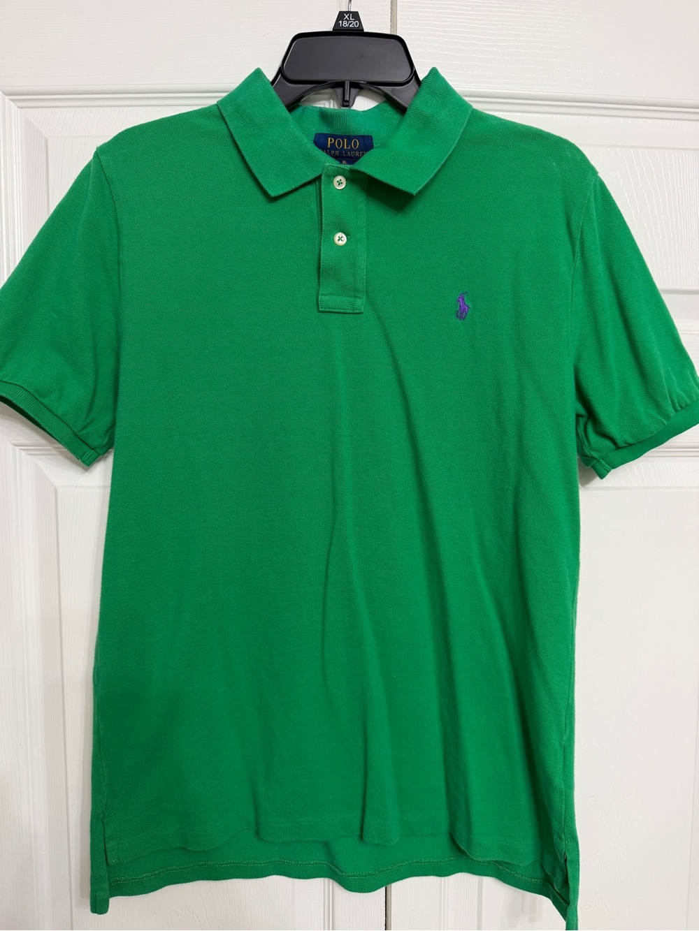 Polo by Ralph Lauren Green Polo with Purple Pony
